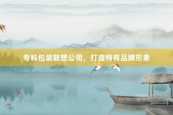 专科包装联想公司，打造特有品牌形象